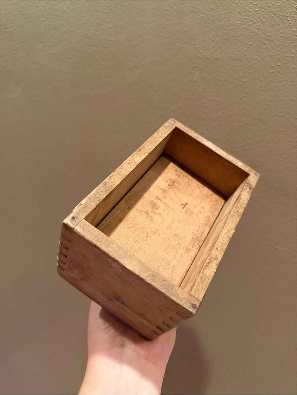 Primitive Wooden Rectangular Butter Mold - Picture 6 of 6